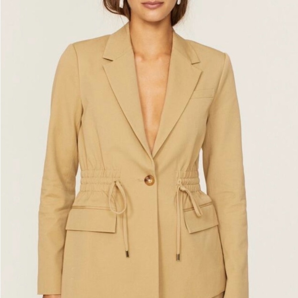 10 Crosby Derek Lam Beige Blazer - Size 4